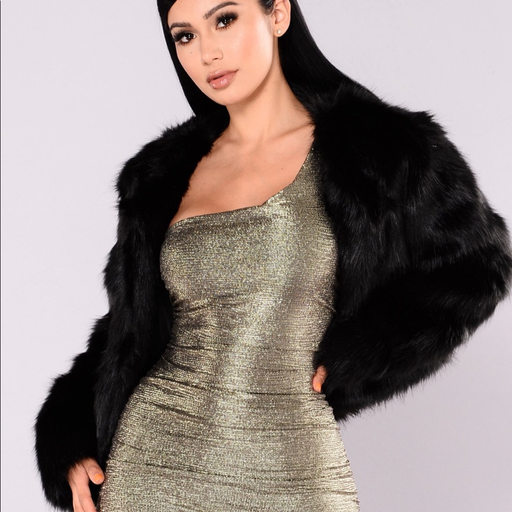 Fashion nova fur jacket